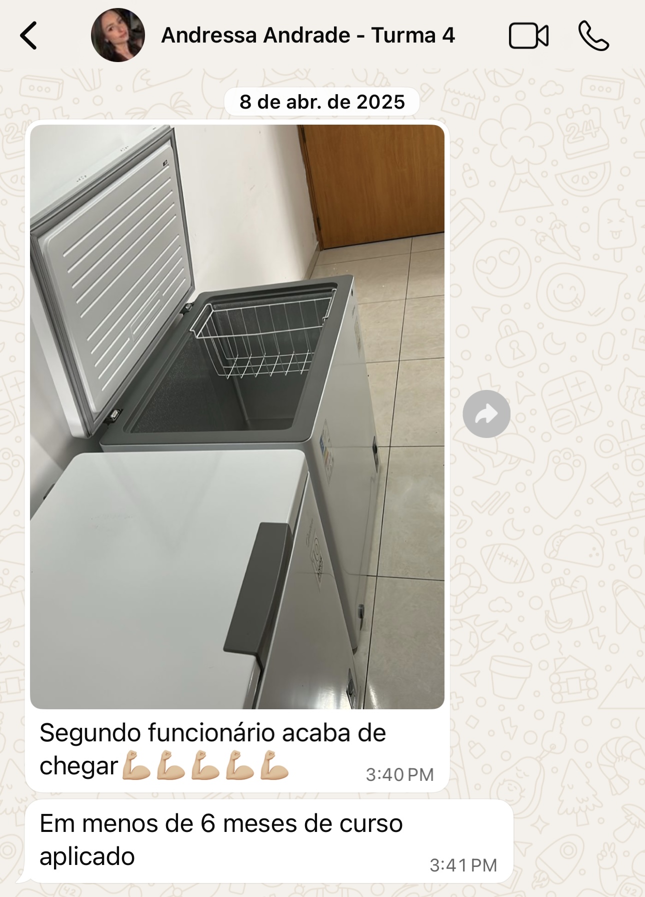 Depoimento de aluna 6