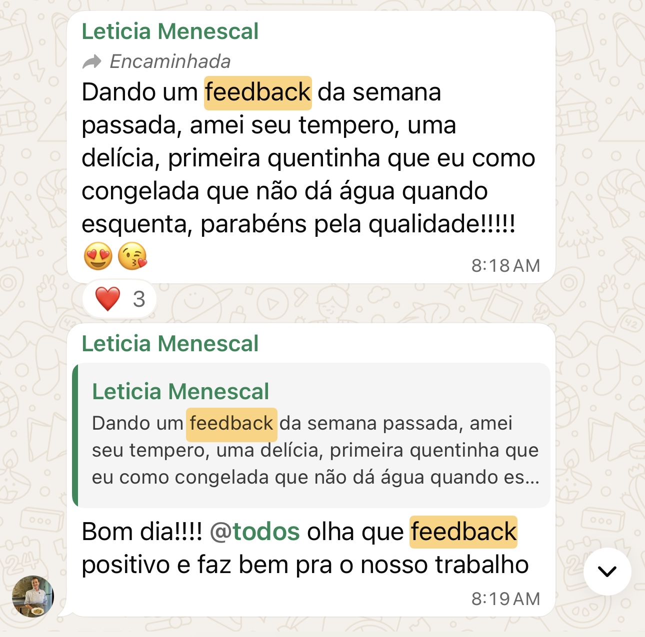 Depoimento de aluna 2
